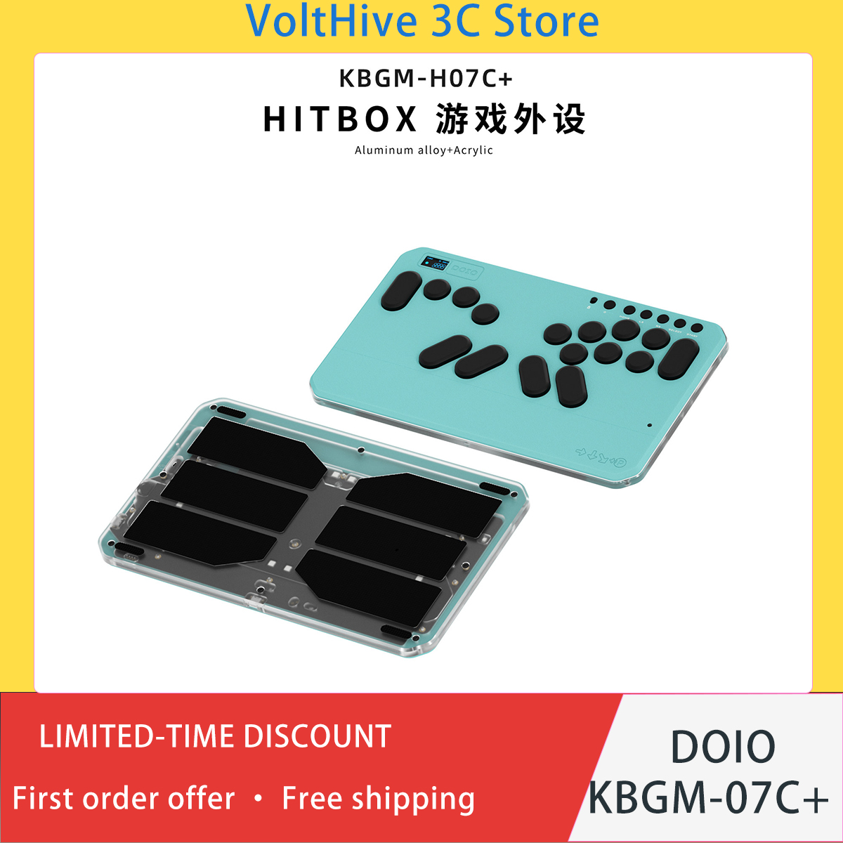 Pc Gaming Lounge - DOIO KBGM-07C+ Wireless Gaming Keyboard Real‑Time