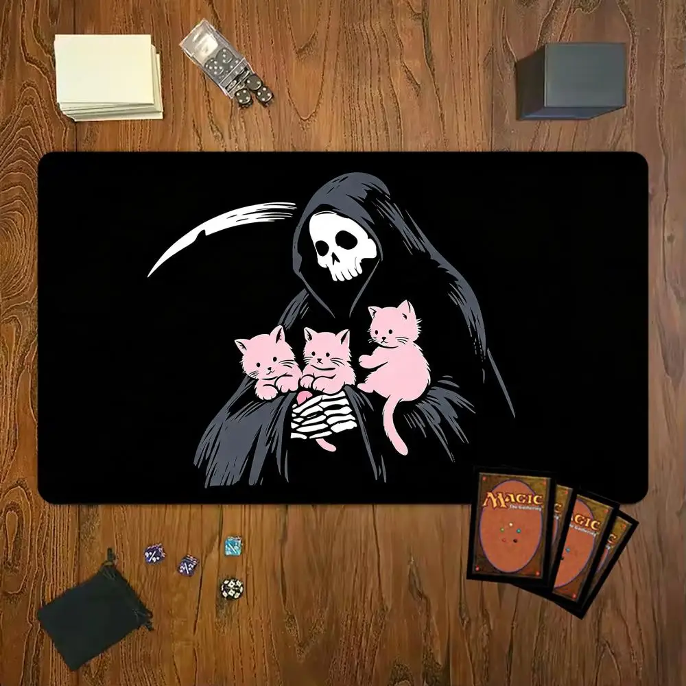 Grim Reaper Holding Pink Kitte - Pc Gaming Pink ulasan dan harga